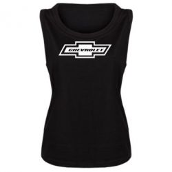 Женская майка Chevrolet Log - PrintSalon