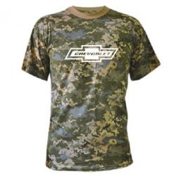 Камуфляжная футболка Chevrolet Log - PrintSalon