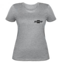 Жіноча футболка Chevrolet Logo Small - PrintSalon