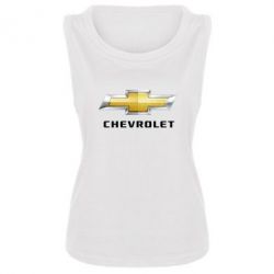 Женская майка Chevrolet Logo - PrintSalon
