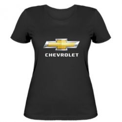 Женская футболка Chevrolet Logo - PrintSalon