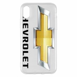 Чехол для iPhone X/Xs Chevrolet Logo - PrintSalon