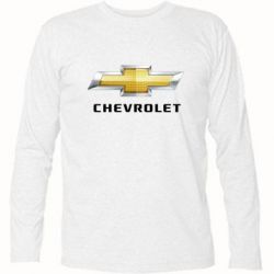 Футболка с длинным рукавом Chevrolet Logo - PrintSalon