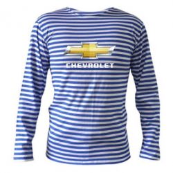 Тельняшка с длинным рукавом Chevrolet Logo - PrintSalon