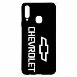 Чехол для Samsung A20s Chevrolet Small - PrintSalon