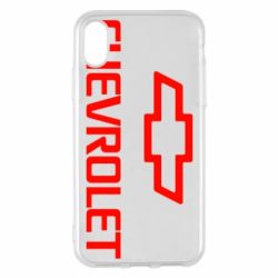 Чехол для iPhone X/Xs Chevrolet Small - PrintSalon