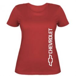 Женская футболка Chevrolet  Vert - PrintSalon