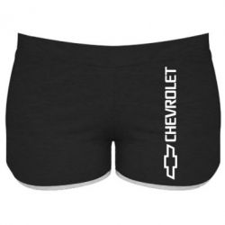 Женские шорты Chevrolet  Vert - PrintSalon