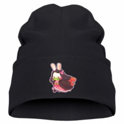 Детская шапка Chibi Bunny Kamado Nezuko - PrintSalon