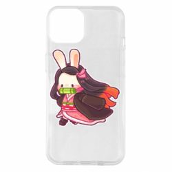 Чехол для iPhone 14 Chibi Bunny Kamado Nezuko - PrintSalon
