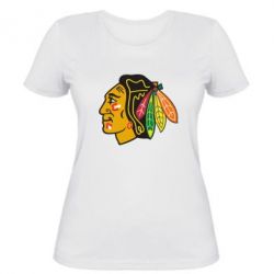 Женская футболка Chicago Black Hawks - PrintSalon