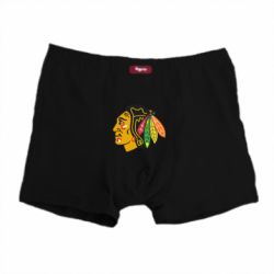Трусы-боксеры Chicago Black Hawks - PrintSalon