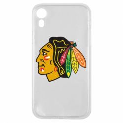 Чехол для iPhone XR Chicago Black Hawks - PrintSalon