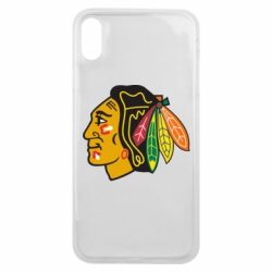 Чехол для iPhone Xs Max Chicago Black Hawks - PrintSalon