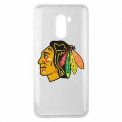 Чехол для Xiaomi Pocophone F1 Chicago Black Hawks - PrintSalon