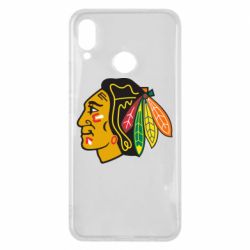 Чехол для Huawei P Smart Plus 2018 Chicago Black Hawks