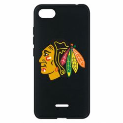 Чехол для Xiaomi Redmi 6A Chicago Black Hawks - PrintSalon