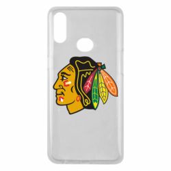 Чохол для Samsung A10s Chicago Black Hawks-PrintSalon Чохол для Samsung A10s Chicago Black Hawks