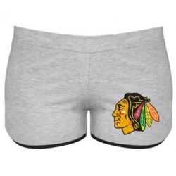 Женские шорты Chicago Black Hawks - PrintSalon