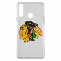 Чехол для Samsung A20s Chicago Black Hawks - PrintSalon