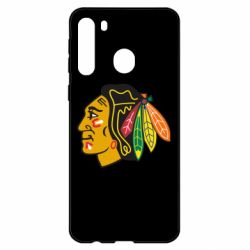 Чехол для Samsung A21 Chicago Black Hawks - PrintSalon