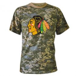 Камуфляжная футболка Chicago Black Hawks - PrintSalon