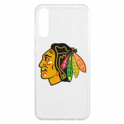 Чехол для Samsung A50 Chicago Black Hawks-PrintSalon Чехол для Samsung A50 Chicago Black Hawks