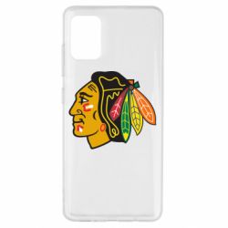 Чехол для Samsung A51 Chicago Black Hawks