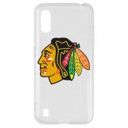 Чехол для Samsung A01/M01 Chicago Black Hawks - PrintSalon