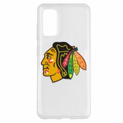 Чехол для Samsung S20 Chicago Black Hawks - PrintSalon