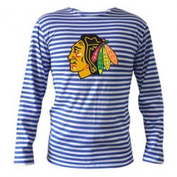 Тельняшка с длинным рукавом Chicago Black Hawks - PrintSalon