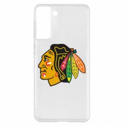 Чехол для Samsung S21+ Chicago Black Hawks - PrintSalon