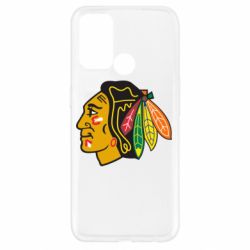Чехол для Oppo A52/A72/A92 Chicago Black Hawks - PrintSalon