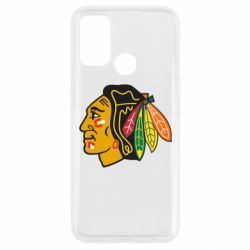 Чехол для Oppo A53/A32/A33 Chicago Black Hawks - PrintSalon