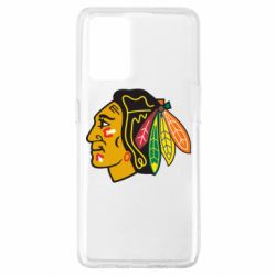 Чехол для Oppo A74 4G Chicago Black Hawks - PrintSalon