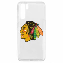 Чехол для Oppo A91/Reno3 Chicago Black Hawks - PrintSalon