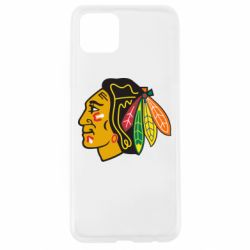 Чохол для Oppo A92sChicago Black Hawks-PrintSalon Чохол для Oppo A92sChicago Black Hawks