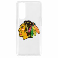 Чехол для Oppo Reno 4 Pro Chicago Black Hawks - PrintSalon
