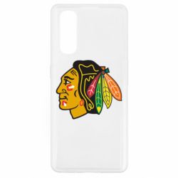 Чехол для Oppo Find X2 Chicago Black Hawks - PrintSalon