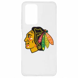 Чехол для Xiaomi Redmi Note 10 Pro Chicago Black Hawks - PrintSalon