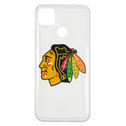Чехол для Xiaomi Redmi 9c Chicago Black Hawks - PrintSalon