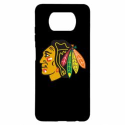 Чехол для Xiaomi Poco X3 Chicago Black Hawks - PrintSalon