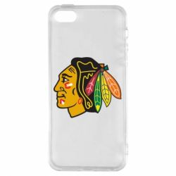 Чехол для iPhone5/5S/SE Chicago Black Hawks - PrintSalon