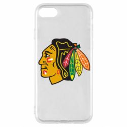 Чехол для iPhone SE 2022 Chicago Black Hawks - PrintSalon