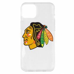 Чехол для iPhone 14 Plus Chicago Black Hawks-PrintSalon Чехол для iPhone 14 Plus Chicago Black Hawks