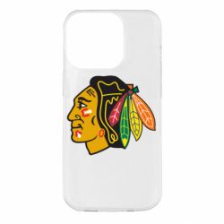 Чехол для iPhone 14 Pro Chicago Black Hawks - PrintSalon