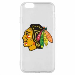 Чехол для iPhone 6/6S Chicago Black Hawks - PrintSalon