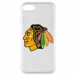 Чехол для iPhone 8 Chicago Black Hawks - PrintSalon