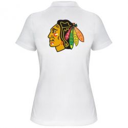 Женское поло Chicago Black Hawks - PrintSalon