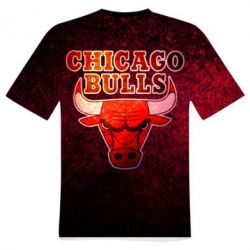 Чоловіча футболка 3D Chicago Bulls - PrintSalon